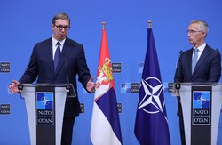Sérvia e Kosovo mantêm diálogo sob a égide da UE (Foto: FRANÇOIS WALSCHAERTS / AFP)
