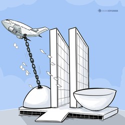 Sobre fugas... (Charge: Izanio Faanha
)
