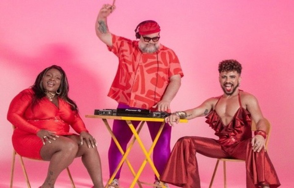 Ciel, Nega do Babado e PatrickTor4 aparecem juntos em videoclipe (Crdito: Surama Negromonte)