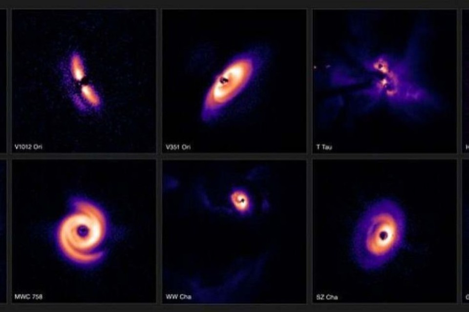 Imagens renem observaes de 86 estrelas em trs diferentes regies da galxia  (foto: ESO)
