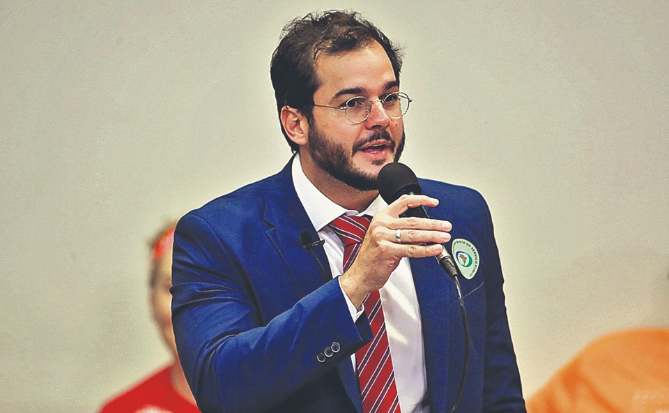 Tlio Gadelha (Rede) rebateu comentrios de Dani Portela (PSOL) sobre disputa pela pr-candidatura da federao no Recife (Bruno Spada / Cmara dos Deputados)