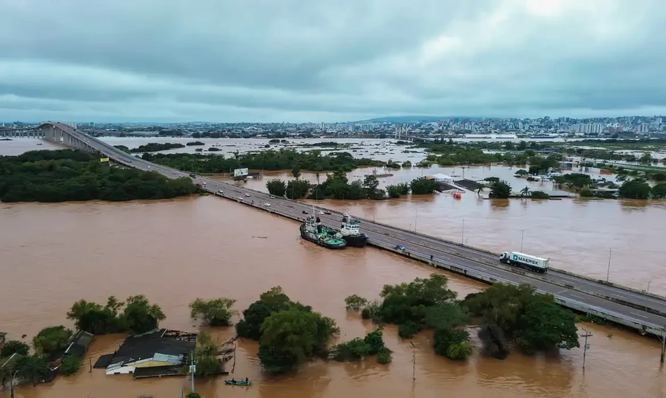 O Rio Grande do Sul j registra 56 mortes devido s fortes chuvas que atingem o estado desde o incio da semana (Foto: Divulgao/Concresul)