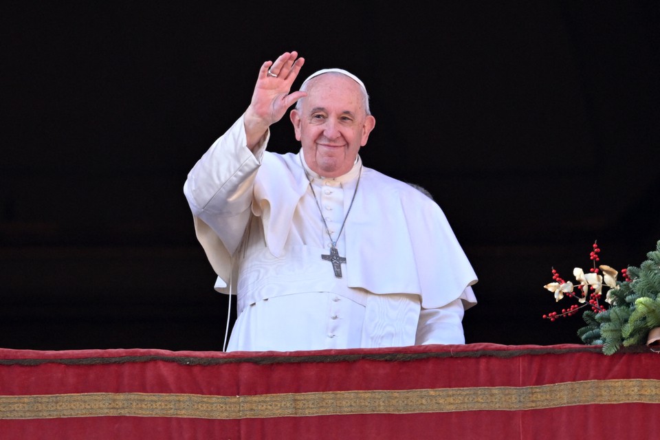  a primeira vez que a Igreja abre caminho de forma clara  bno de casais do mesmo sexo (Crdito: ANDREAS SOLARO / AFP)