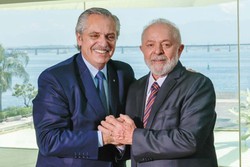 

" uma despedida triste para mim que sou seu amigo pessoal", disse Lula ao lder argentino, Alberto Fernndez