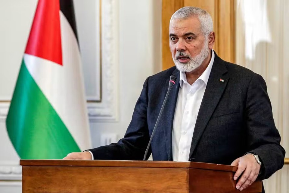 Lder do gabinete poltico do Hamas, Ismail Haniyeh (foto: AFP)