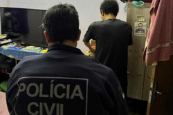 Homem  preso por divulgar vdeos ntimos da ex de 13 anos em rede social (Crdito: Divulgao/PCDF)