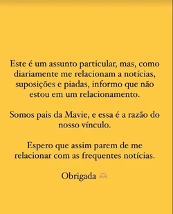 Bruna Biancardi faz revelao sobre relacionamento com Neymar (Crdito: Reproduo / Instagram)
