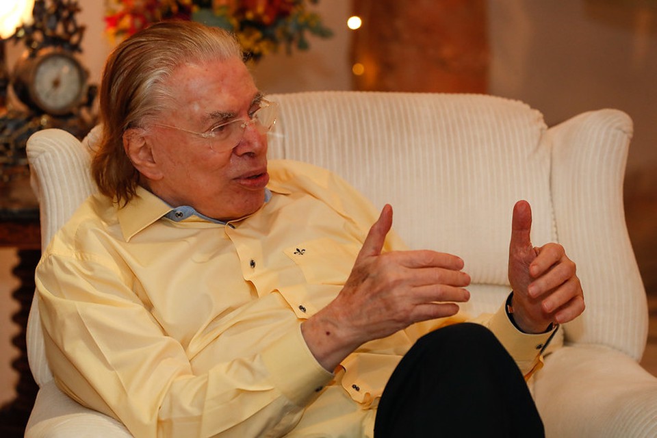 Silvio Santos estava internado h 17 dias (Alan Santos/PR)