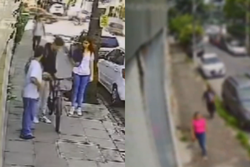 Vdeos mostram dois assaltos na mesma rua em Boa Viagem (Foto: Reproduo/Instagram)