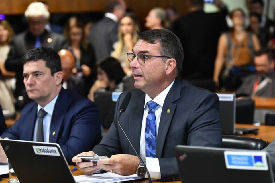 Senador Flvio Bolsonaro (PL-RJ) (Crdito: Geraldo Magela/Agncia Senado)