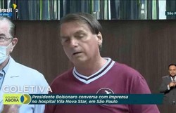 Bolsonaro: 'É maldoso quem fala que eu estou de férias' (Foto: Reprodução/YouTube TV Brasil)