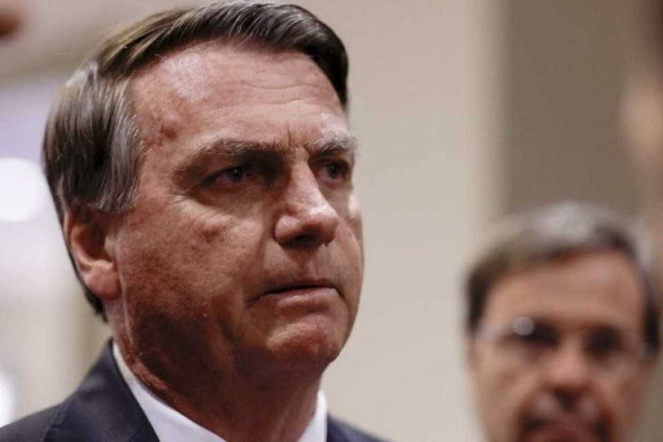 Ex-presidente Jair Bolsonaro aparece em vdeo incentivando ministros a atacarem as eleies (crdito: AFP)