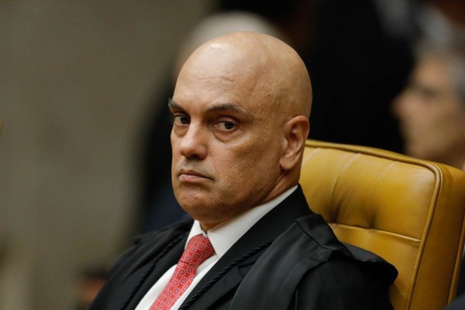 Moraes incluiu o empresrio na investigao sobre milcias digitais (Sergio Lima / AFP)