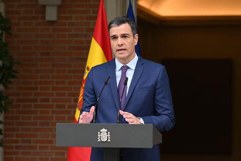 Pedro Snchez, primeiro-ministro da Espanha (Foto: BORJA PUIG DE LA BELLACASA / LA MONCLOA / AFP)