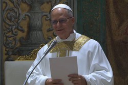 Papa Leo XIV celebra primeira missa no Vaticano (Foto: Reproduo/Vatican News
)