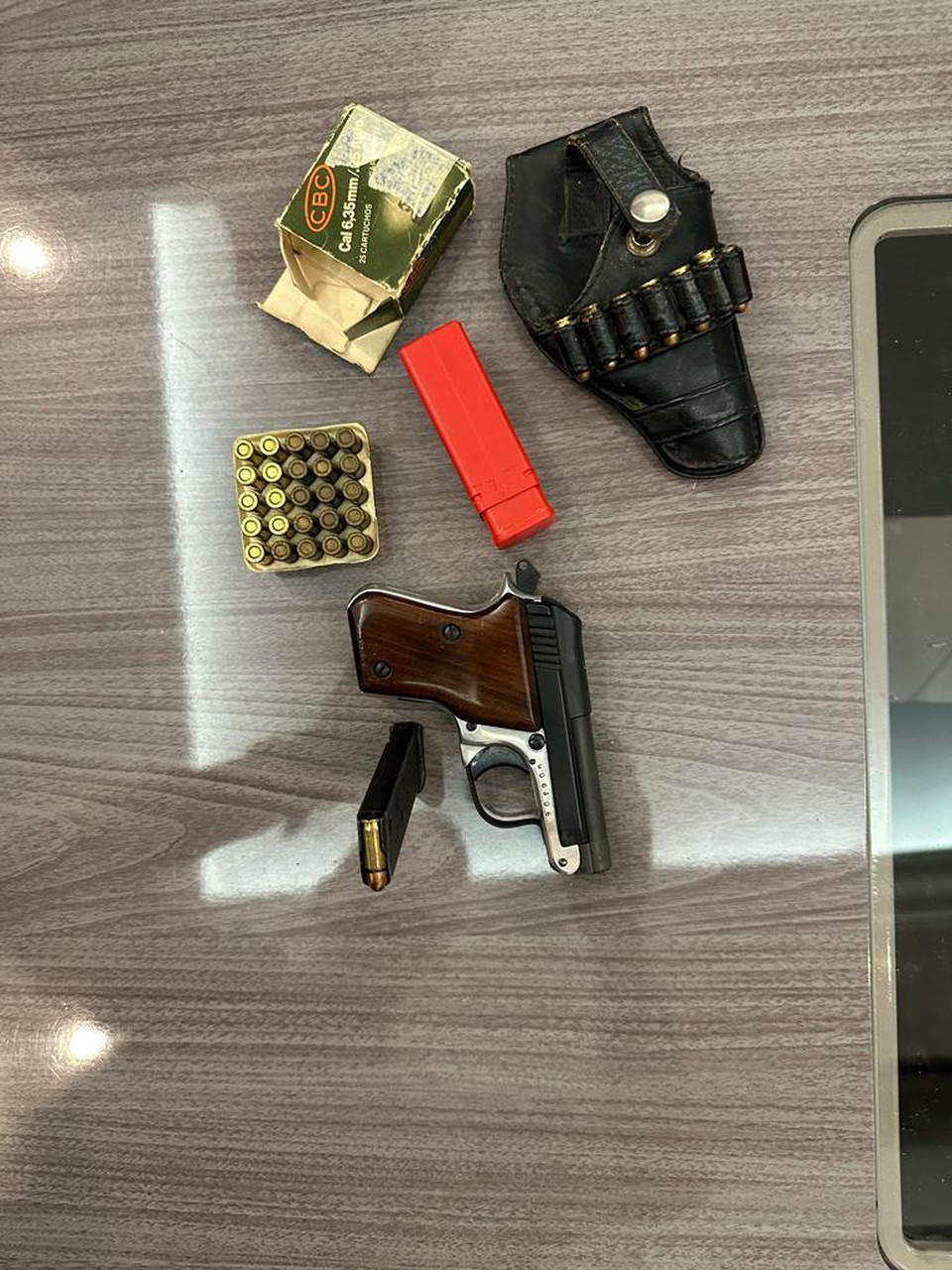 Armas e munies foram apreendidos com quadrilha (Foto: Divulgao/PCPE)