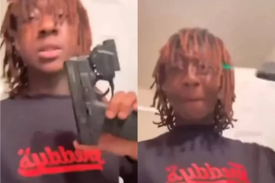 Rapper Rylo Huncho, de 17 anos (Crdito: Reproduo)