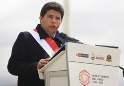 Desaprovação da gestão do presidente do Peru cai para 69% (Foto: Jhonel RODRIGUEZ / ANDINA / AFP
)