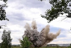 Rússia anuncia novo disparo bem-sucedido de um míssil hipersônico (Foto: Handout / Ukrainian Emergency Ministry Press Service / AFP)