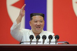 Coreia do Norte rejeita oferta de ajuda em troca de desnuclearização feita por Seul (Foto: STR / KCNA VIA KNS / AFP)