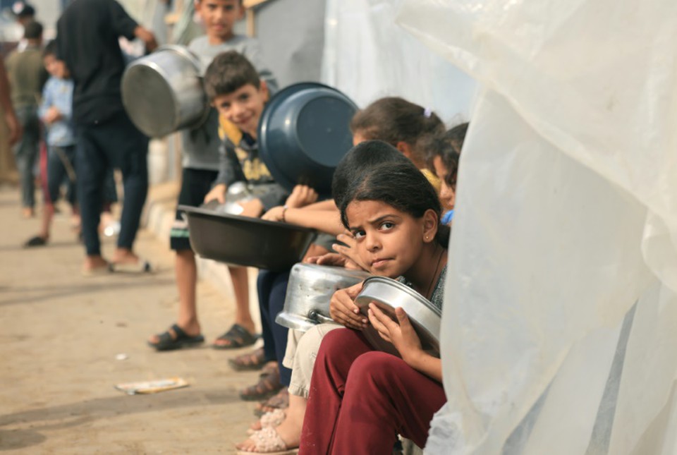 570 mil pessoas em Gaza esto num estado de "fome catastrfica" (Foto: AFP)