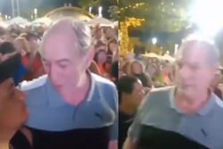 Ciro Gomes d tapa em jovem que o chamou de bandido em Fortaleza (Crdito: Reproduo/Redes sociais)