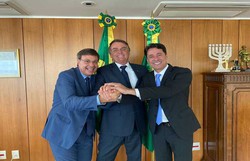 Anderson se reúne com Bolsonaro pela segunda vez para alinhar próximas visitas ao estado (Foto: Divulgação)
