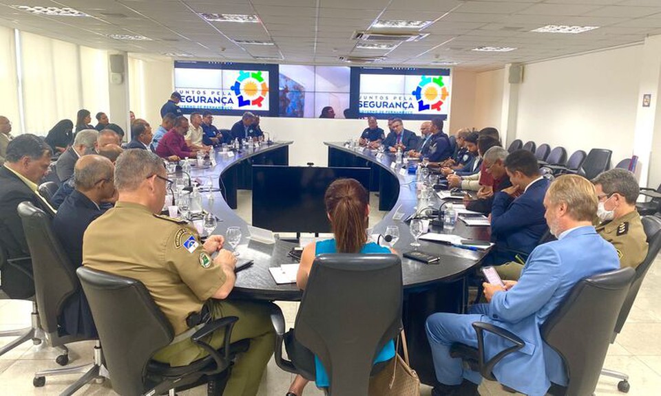 O encontro faz parte das aes do Juntos pela Segurana e tem como objetivo traar estratgias para diminuir a criminalidade (Foto: Divulgao)