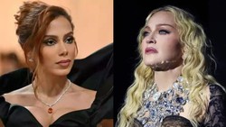 Anitta desiste de participar do show de Madonna no Rio; saiba motivo  (fotos: AFP e 
Kevin Mazur - WireImage para Live Nation/Divulgao
)