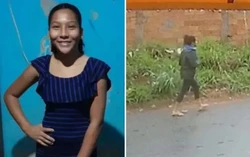 A Polícia Civil acompanha as buscas pela menina, que são realizadas com o apoio do Corpo de Bombeiros
