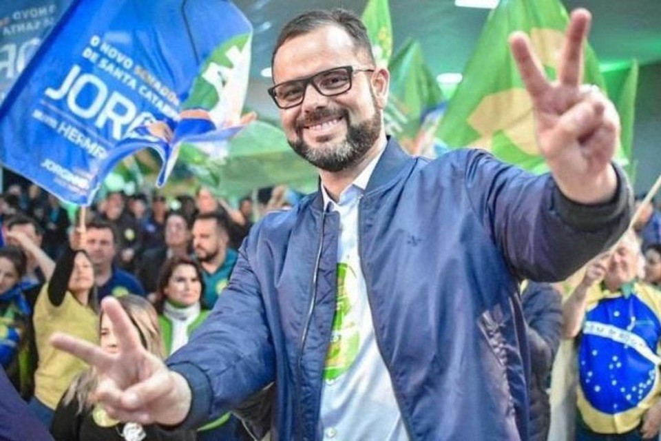 

Jorge Seif superou o favorito das pesquisas e conquistou a vaga no Senado destinada  Santa Catarina (foto: Reproduo/Instagram)