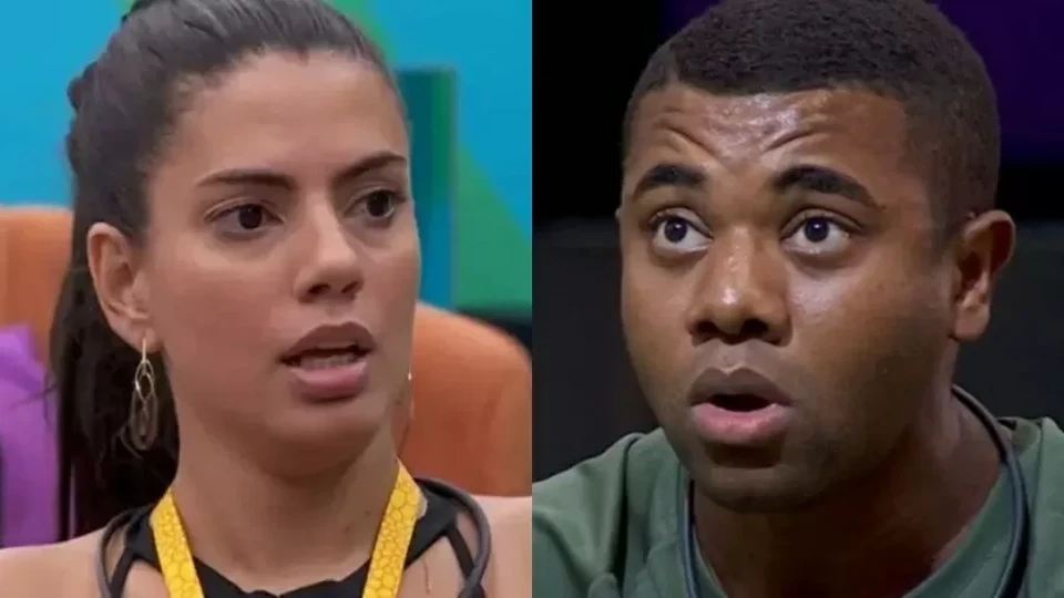 Fernanda foi questionada sobre no se despedir do brother  (foto: Reproduo/Globoplay)