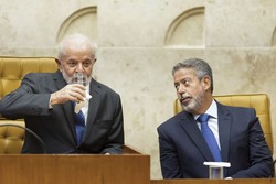 Presidente Lula se reuniu a ss com o presidente da Cmara dos Deputados, Arthur Lira