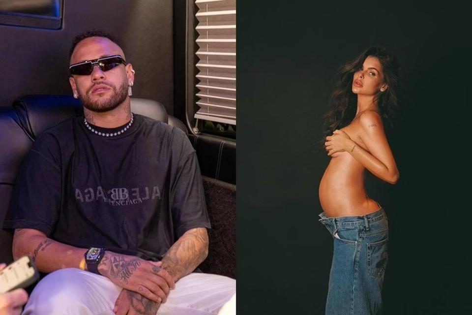Neymar e Amanda Kimberlly so pais de Helena (Foto: Reproduo)