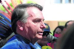 Ministros do STF 'infernizam o Brasil', afirma Bolsonaro (crédito: Isac Nobrega/PR)