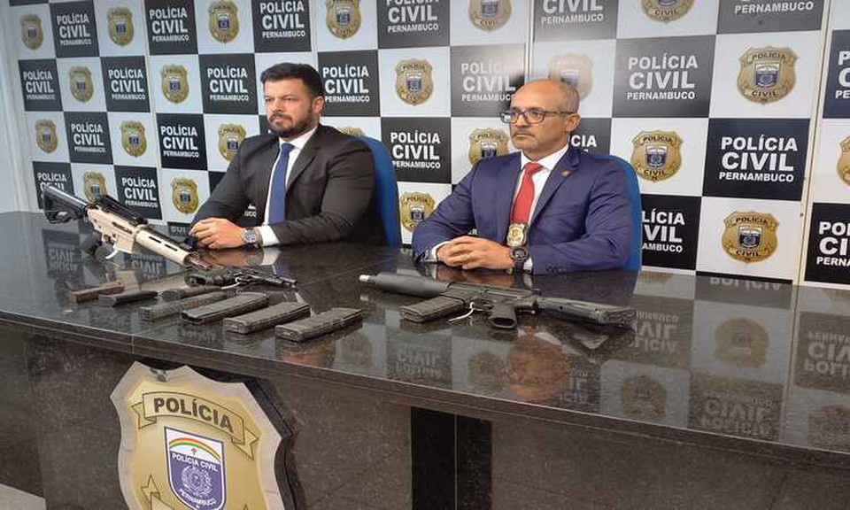 Detalhes da operao foram revelados em coletiva de imprensa no auditrio da PCPE (Foto: Divulgao/PCPE )