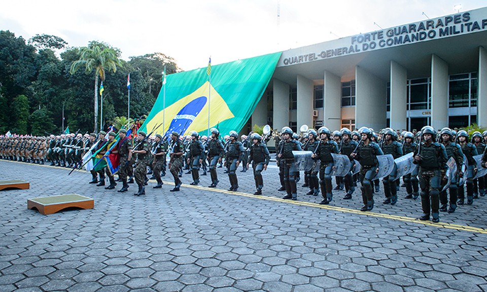 Nesta quarta-feira (24), no Quartel-General Forte Guararapes, sede do Comando Militar do Nordeste (CMNE), ser realizada uma solenidade cvico-militar comemorativa aos 78 anos de criao do CMNE. (Foto: Comando Militar do Nordeste (CMNE))