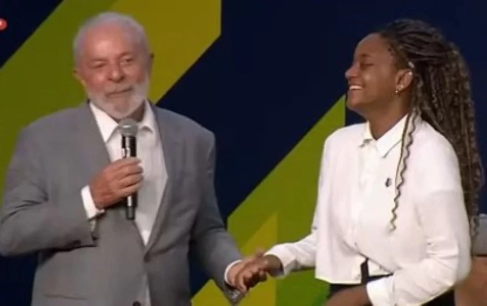 Fala do presidente Lula (PT) gerou polmica na web (Crdito: Reproduo/YouTube
)