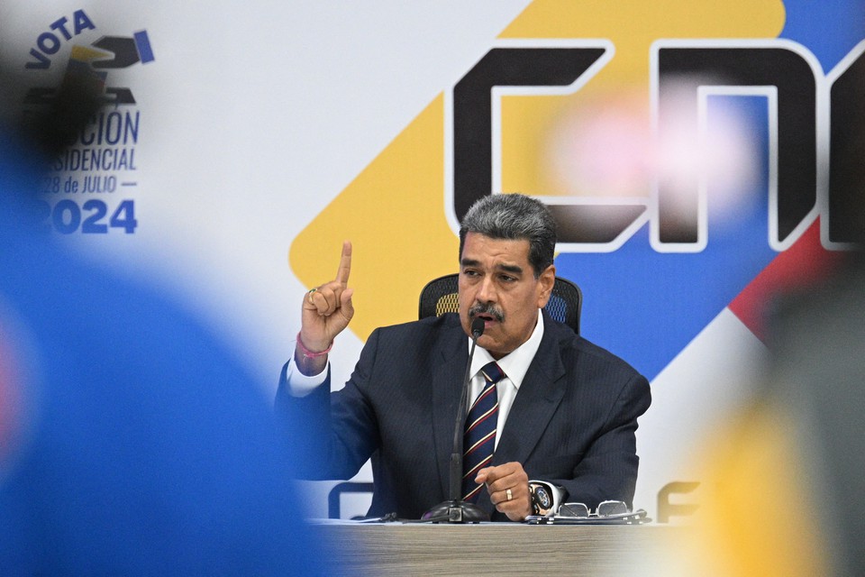 Presidente da Venezuela, Nicols Maduro (foto: Federico PARRA / AFP)