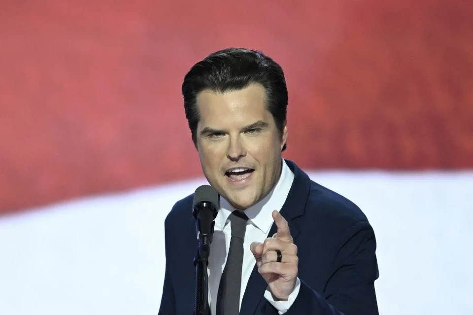 Congressista republicano dos Estados Unidos, Matt Gaetz (foto: Andrew Caballero-Reynolds / AFP)