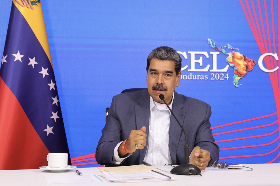 Presidente da Venezuela, Nicols Maduro (foto: MARCELO GARCIA / Venezuelan Presidency / AFP)