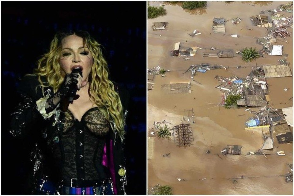 
Financiamento do show de Madonna foi alvo de desinformao nas redes sociais (foto: Pablo PORCIUNCULA/AFP e CARLOS FABAL / AFP)