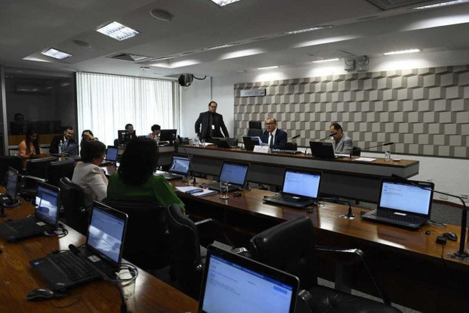 
Relatrio do projeto foi feito pelo senador Jorge Kajuru  (foto: Roque de S/Agncia Senado)