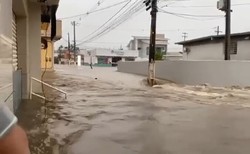 Cidades da Mata Sul e do Agreste pernambucano sofrem com fortes chuvas (Foto: Reprodução/Redes Sociais)