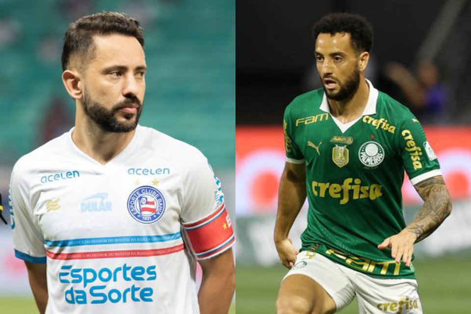  (Fotos: Letcia Martins/EC Bahia | Cesar Greco/Palmeiras/by Canon)