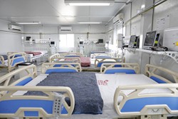 Agora o hospital possui 260 leitos, sendo 210 de enfermaria e 50 de terapia intensiva
