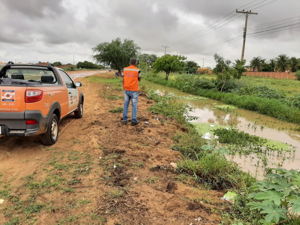 Chuvas foram registradas em Petrolina  (Foto: Prefeitura de Petrolina/Divulgao )