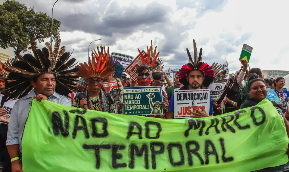 Informao  da ministra dos Povos Indgenas, Snia Guajajara
 (foto: Antnio Cruz/Agncia Brasil)