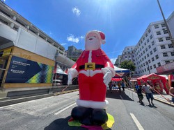 Papai Noel enfeitou Viva Guararapes
