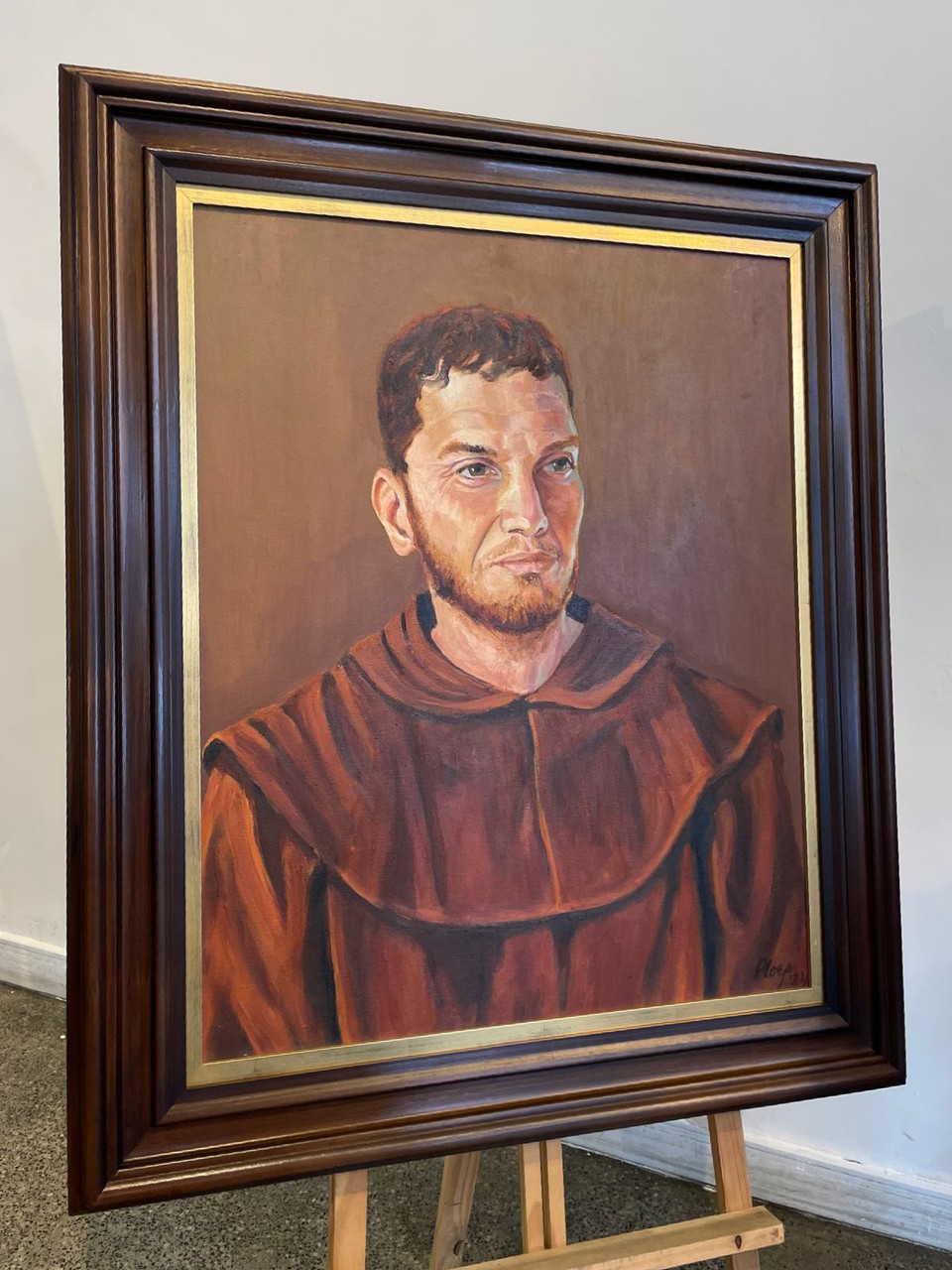 Imagem mostra o "retrato" de Frei Caneca  (Foto: Mareu Arajo/DP)